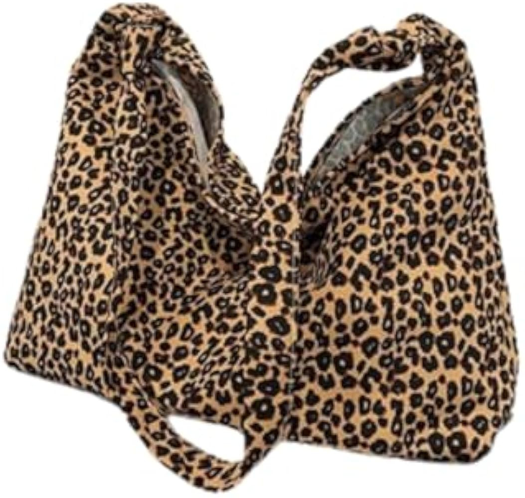 Leopard Print Tote Bag Shoulder Bag Soft & Lightweight Large Tote Purse Handbag Travel Satchel Gi... | Amazon (US)