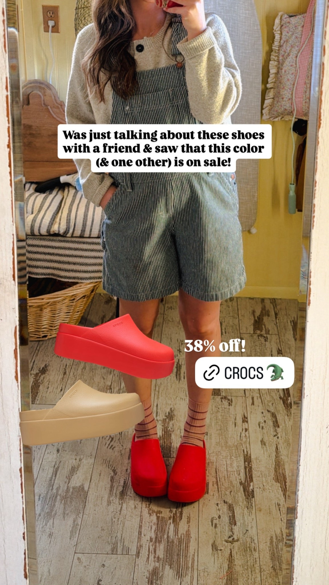 Dylan Platform Crocs are on sale! Love this red color and wear them all the time! I’m a size 6 1/2 normally wearing the size 6! 38% off these two colors!

#LTKootd #LTKSaleAlert #LTKgrwm