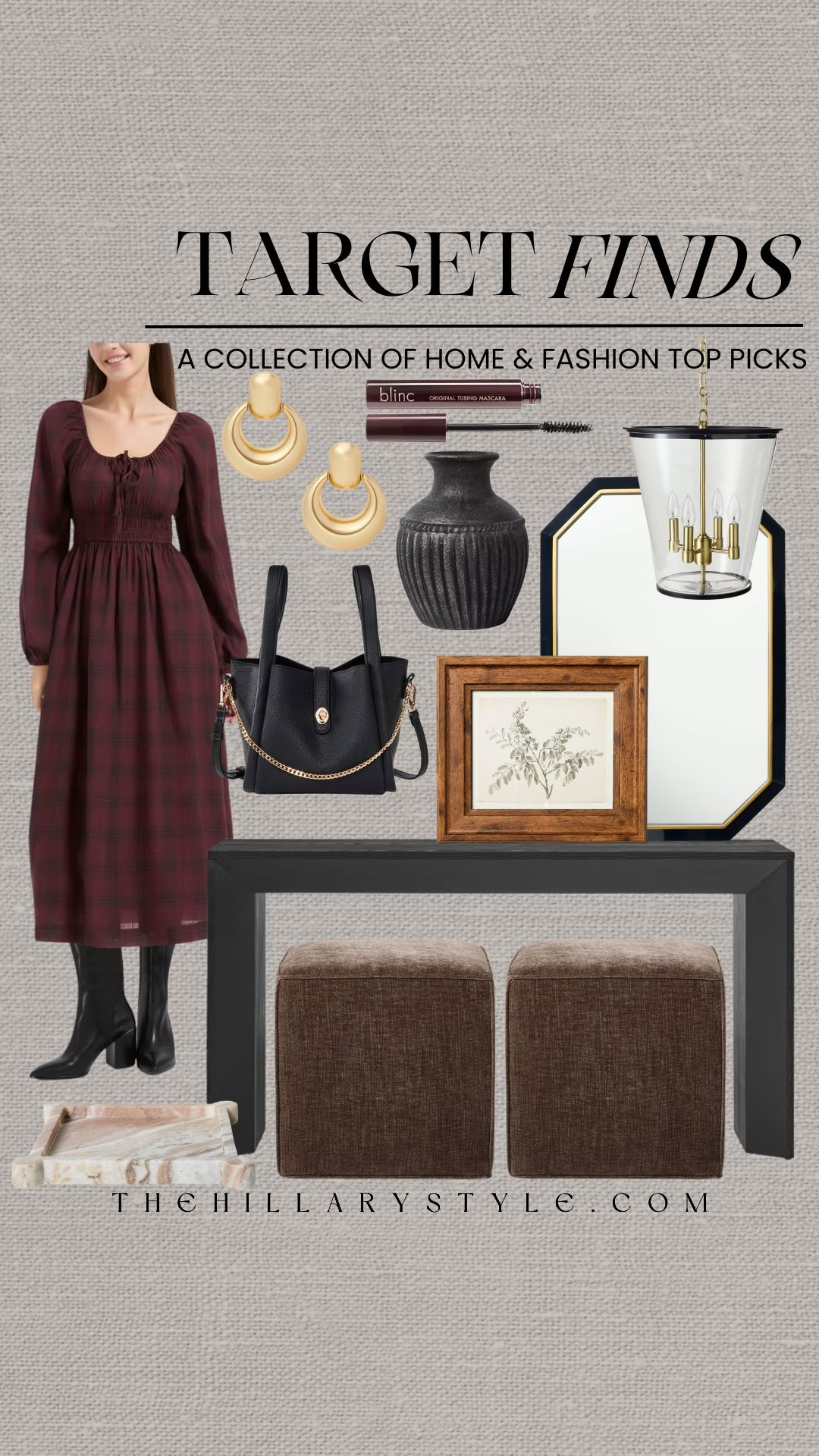 Dark Winter Neutrals: Target Home & Fashion Finds
Cozy up your space and wardrobe with these moody, elevated essentials.

Embrace the winter aesthetic with a curated mix of dark winter neutrals and layered textures from Target. Whether you’re refreshing your living room with Studio McGee or building a winter capsule wardrobe with Universal Thread, this season is all about quiet luxury and comfort. Think rich mocha tones, charcoal accents, and creamy marble to create a sanctuary that feels both high-end and lived-in. From long sleeve dresses to sculptural home decor, these affordable finds are perfect for that minimalist 90s vibe. Stay warm, look chic, and lean into the slow pace of winter with these Target finds.

#TargetFinds #TargetStyle #TheHillaryStyle #WinterAesthetic2026 #DarkNeutrals #QuietLuxury #TargetHome #WinterFashion2026 #CozyHomeInspo #NeutralHomeDecor #HearthAndHand #ThresholdTarget #WinterCapsuleWardrobe #PinterestHome #LTKhome 

 

#LTKmomlife #LTKSeasonal #LTKHome