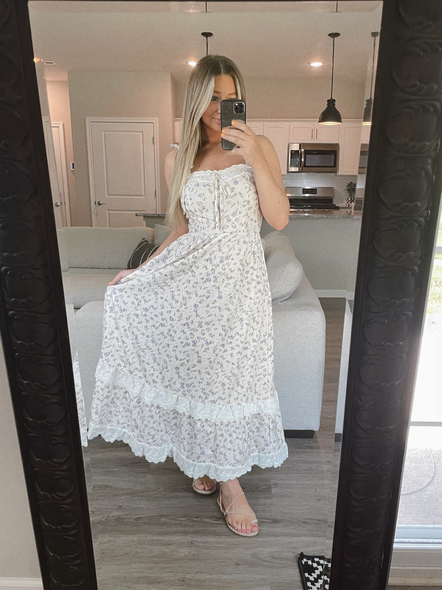 blue life summer breeze maxi dress Maxi Denim Dress for Tall Women in Rinse Wash S / Tall / Rinse Wash