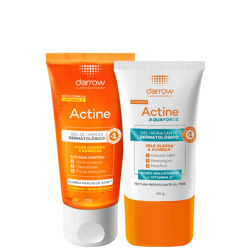 Kit Darrow Actine Aquaforce Limpeza & Hidratação (2 Produtos) | Beleza Na Web (BR)