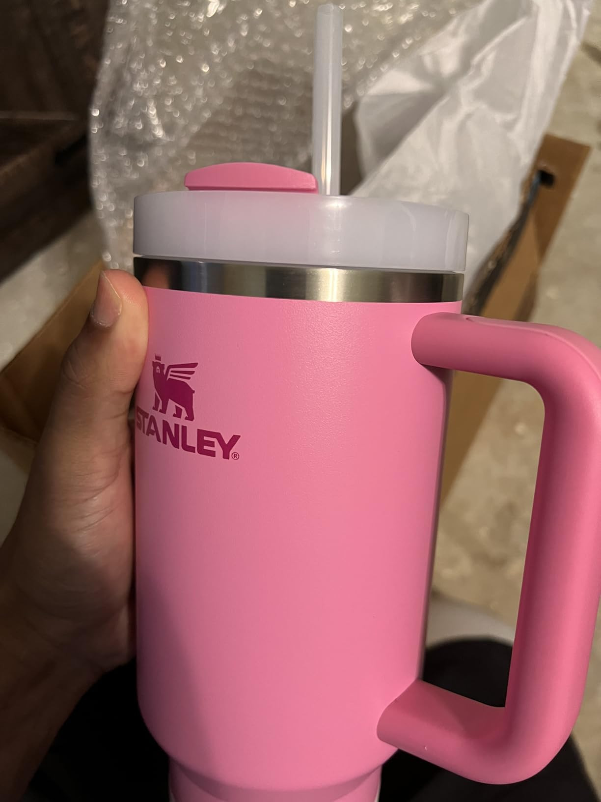 Stanley Quencher H2.0 Tumbler with Handle & Straw 40 oz | Twist On 3-Way Lid | Cupholder Compatib... | Amazon (US)