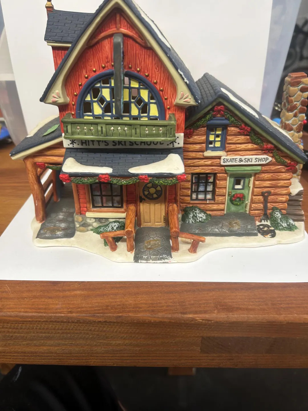 O'well Heartland Valley Chapmans Ski School Lighted Christmas Village House - Etsy | Etsy (US)