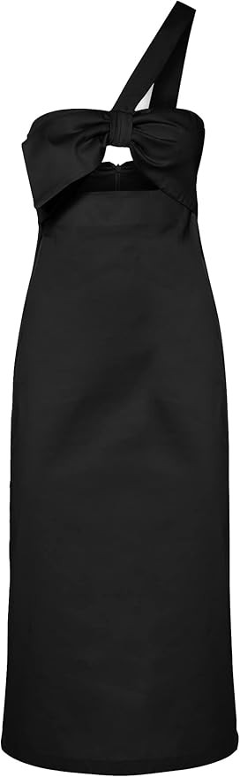 Amazon.com: Adriana Degreas, Solid One-Shoulder Midi Dress | Amazon (US)