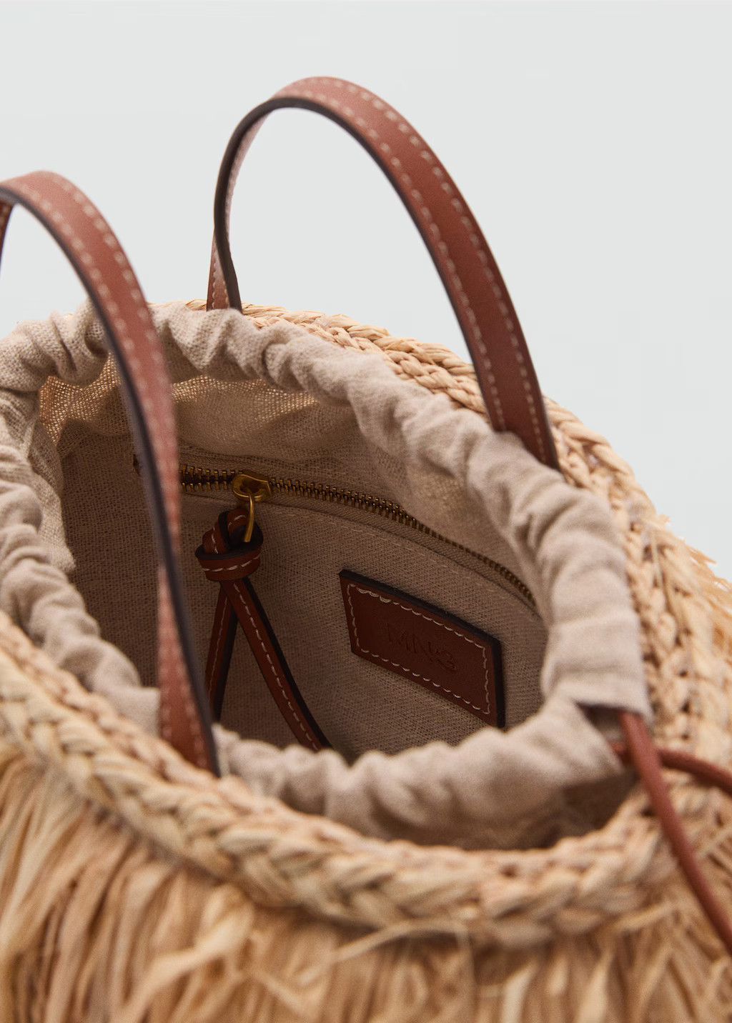 Fringed handbag -  Women | Mango USA | MANGO (US)