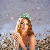 Green Mermaid Crown Seashell Tiara Ocean Hair Accessories Photo Prop Sea Queen Costume Queen Siren | Etsy (US)