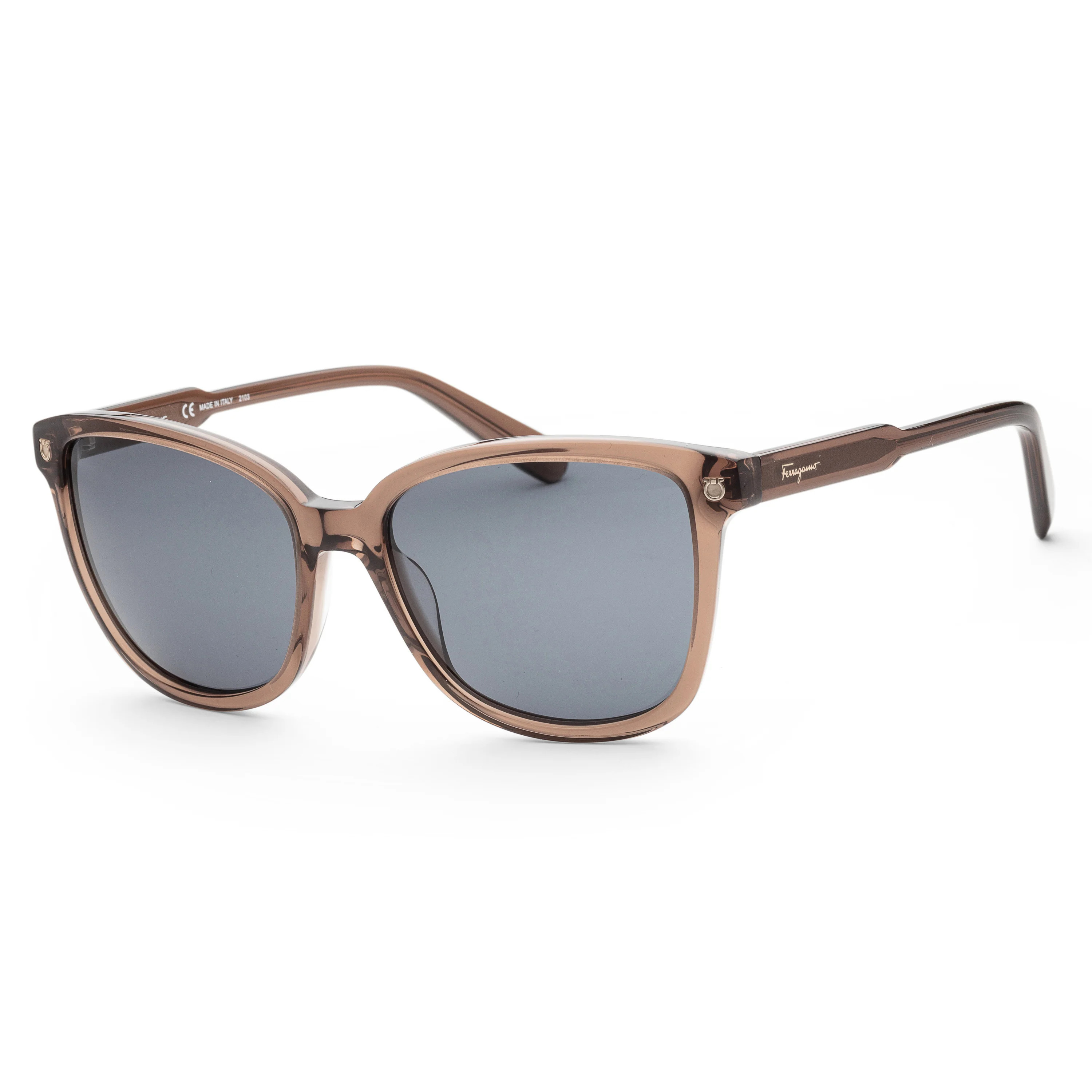 Ferragamo Unisex SF815S-210 Fashion 56mm Brown Sunglasses | Shop Simon