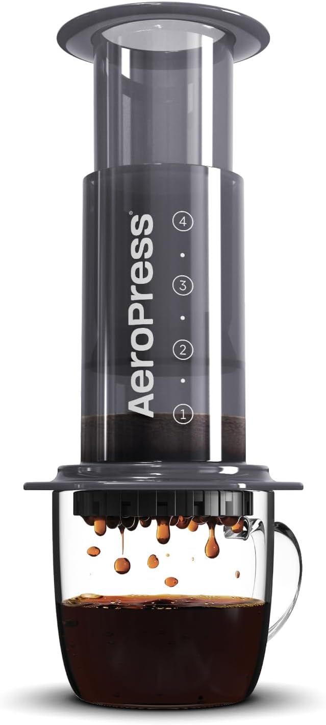 Aeropress Original Coffee and Espresso Maker, Barista Level Portable Coffee Maker with Chamber, P... | Amazon (US)