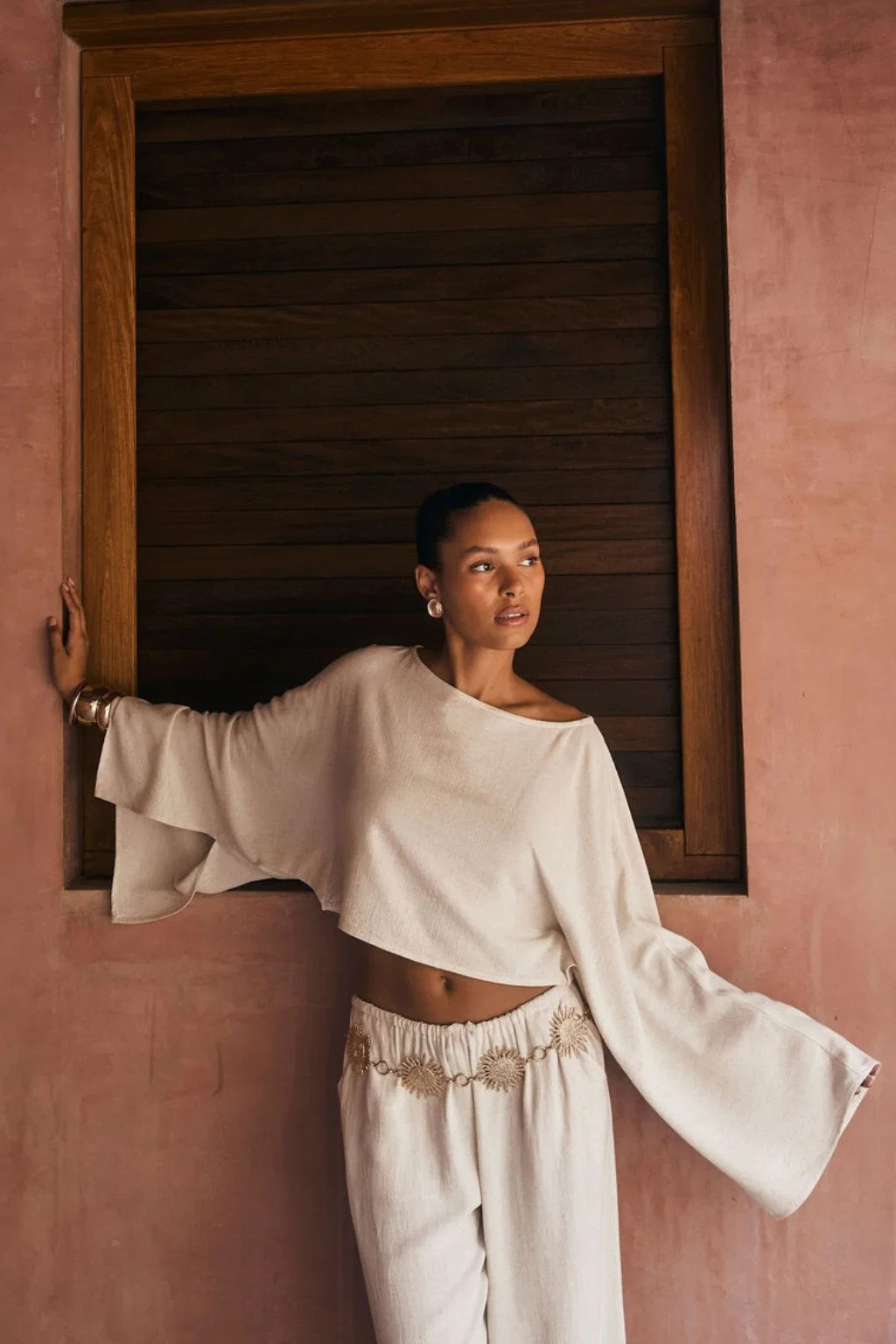 Clear Breeze White Linen Top | 12th Tribe | 12th Tribe