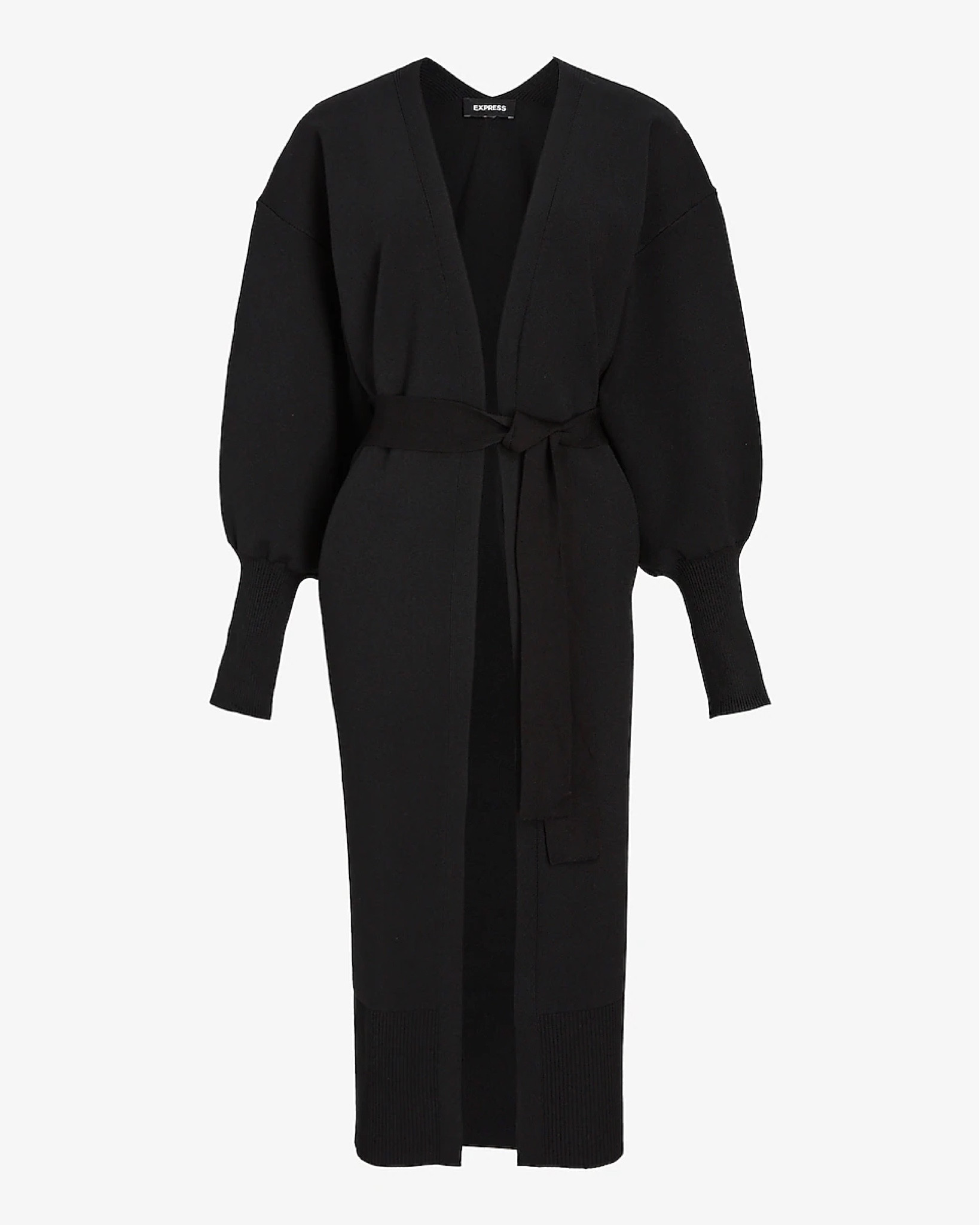 Tie Belted Duster Cardigan - Black 

#LTKstyletip #LTKFind #LTKU