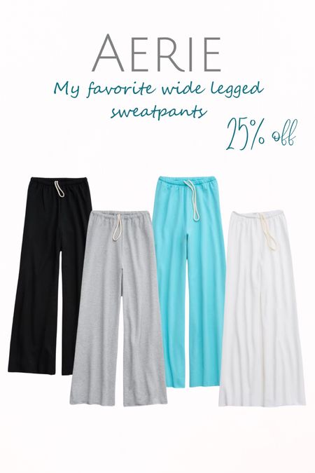 Aerie: My favorite sweatpants! Come in 4 different colors! 25% off 🤍 








Aerie, Aerie Finds, Aerie Style, Fashion, Fashion Style

#LTKfindsunder50 #LTKstyletip #LTKitbag
