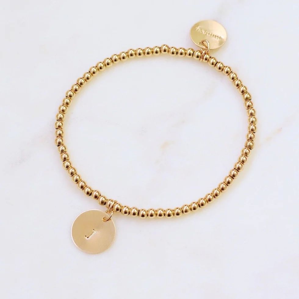 Gold Crush Bracelet (Small Beads) | Taudrey