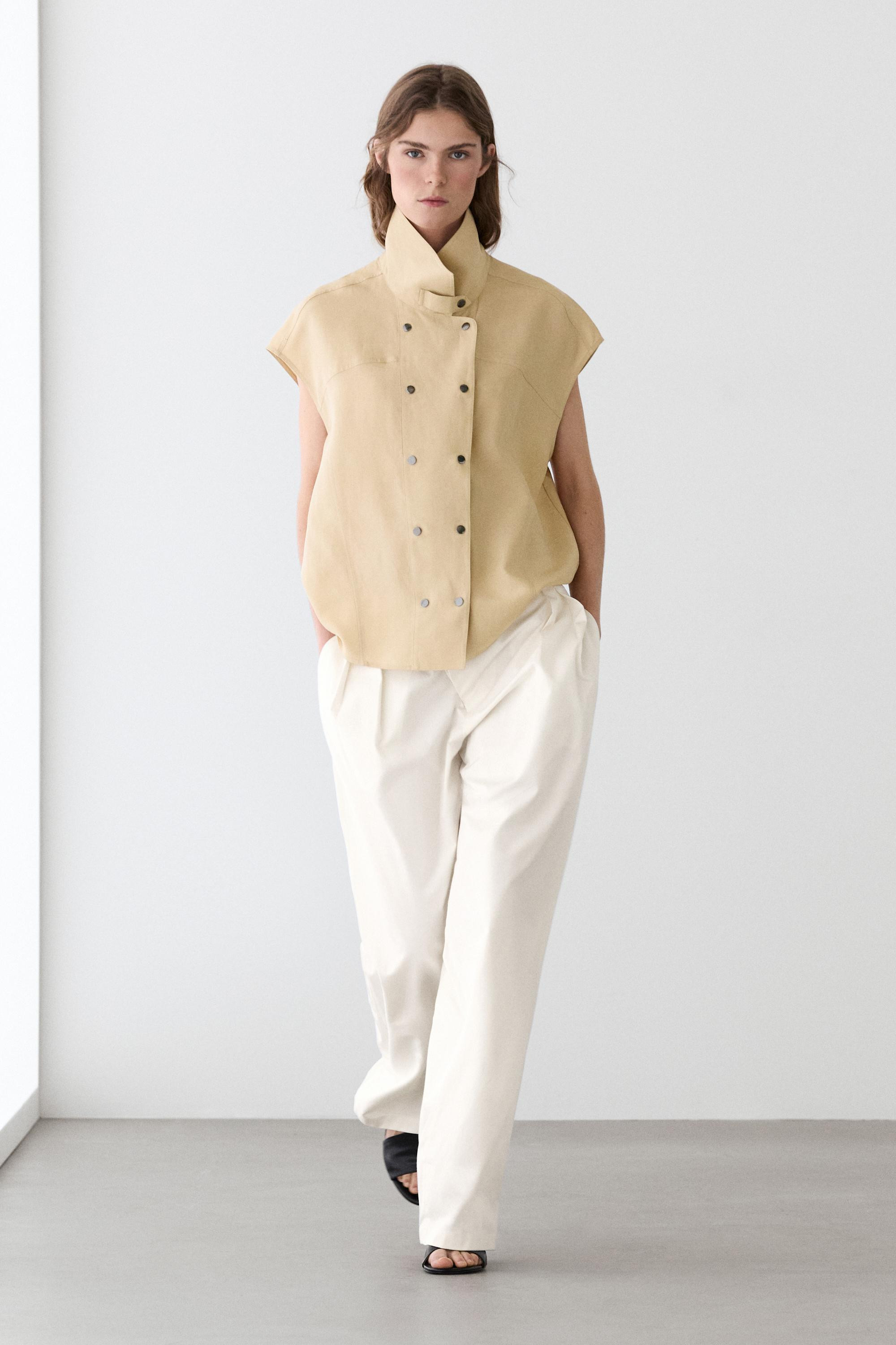 Short sleeve shirt with snap buttons | Massimo Dutti UK