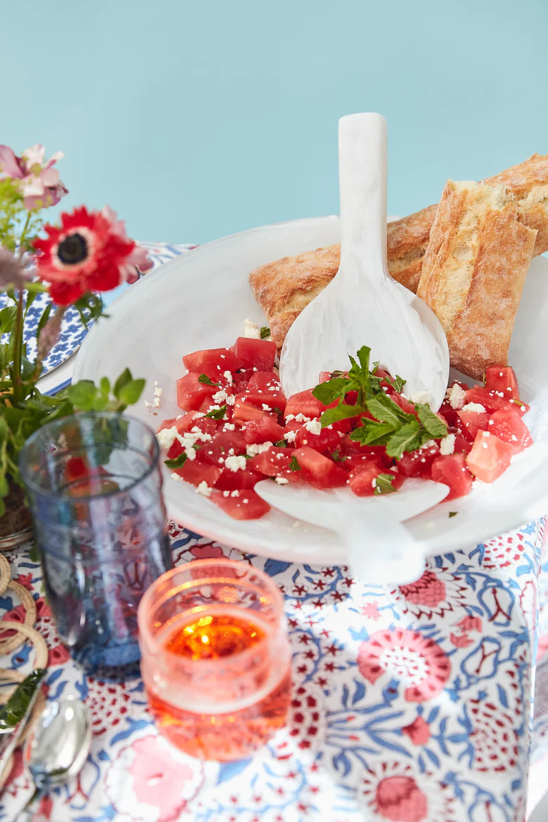 White Resin Jumbo Salad Servers | Tuckernuck (US)