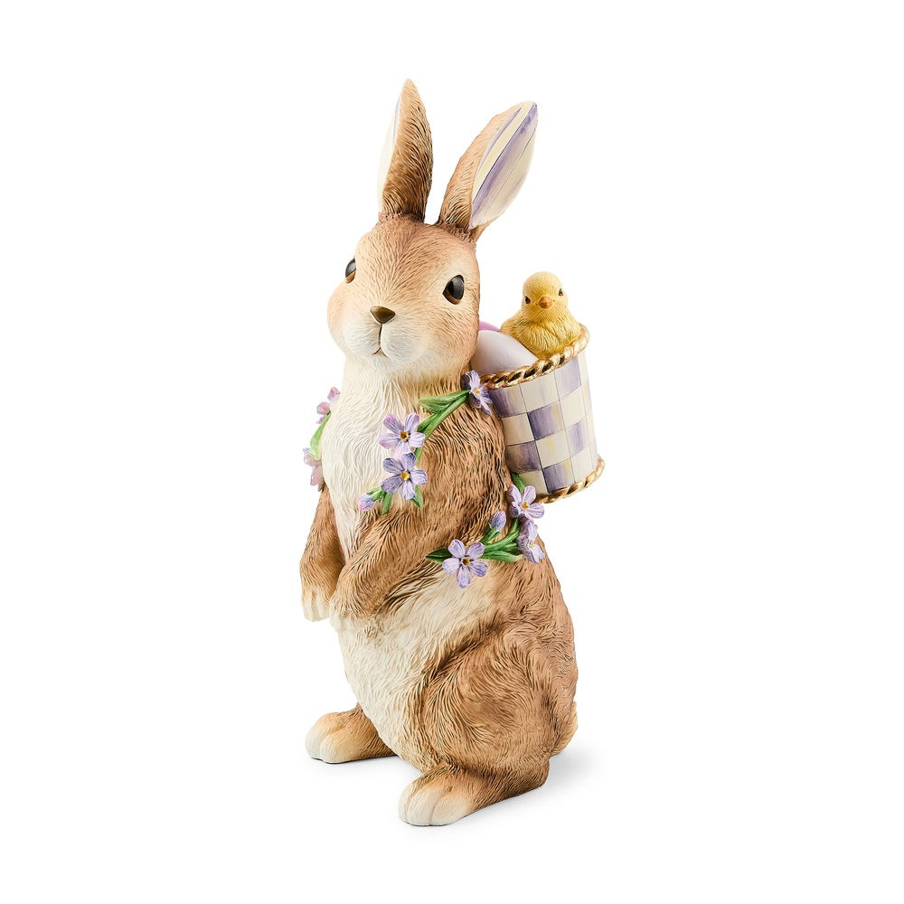 Pansy Party Bunny with Pack | MacKenzie-Childs
