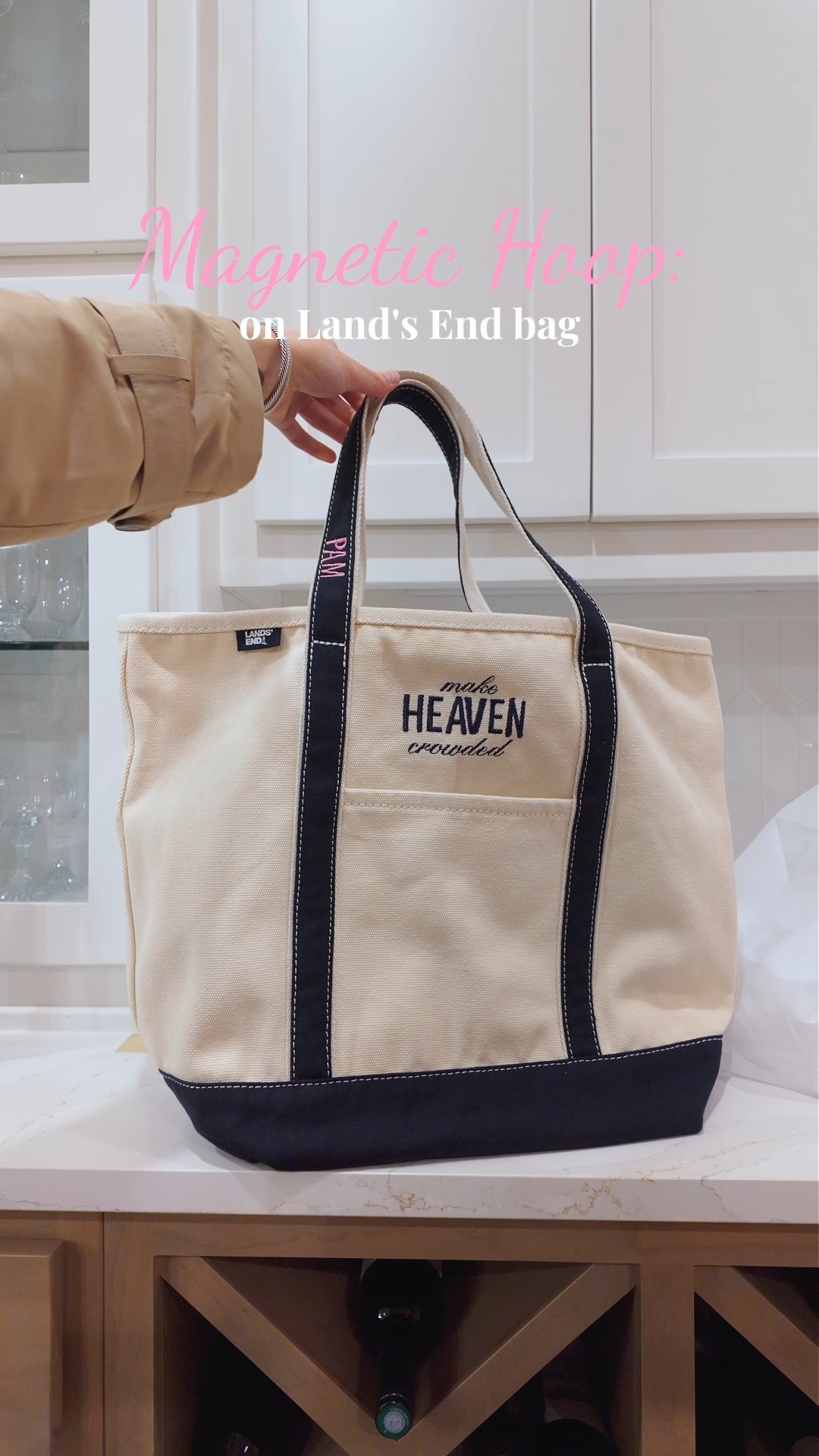 Embroidery // lands end bag // magnetic hoop // canvas bag

#LTKFindsUnder50 #LTKFindsUnder100