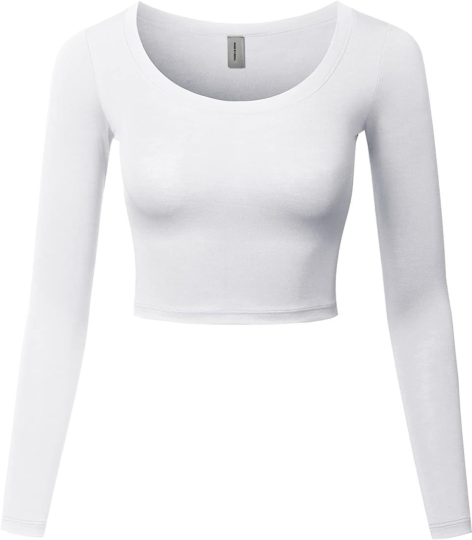 Long Sleeve Cropped Top | Amazon (US)