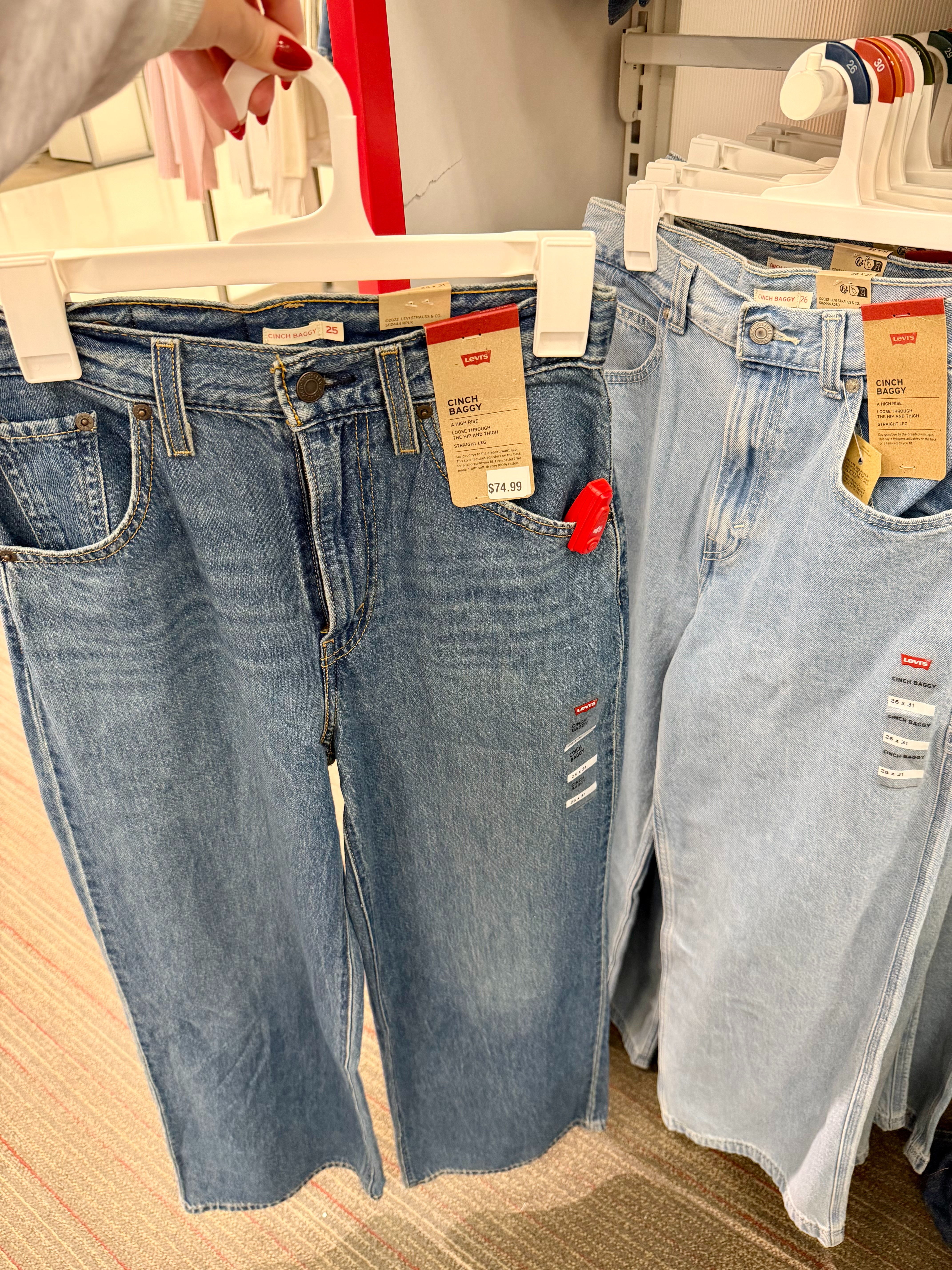 The Levi’s® High-Rise Cinch Baggy Jeans just landed at the #4 best seller spot — and this wash is such a good one 🤍 This denim has that perfectly worn-in look while still feeling structured and flattering through the waist. The high-rise cinch detail defines your shape, and the full-length, lightweight denim gives that effortless drape that makes baggy jeans look intentional, not oversized. They’re the kind of winter denim you can style with a fitted knit and boots for date night outfits or keep casual with a tee and sneakers for everyday wear. Relaxed, cool, and easy to build outfits around — which is exactly why they’re climbing the charts ✨
date night outfits, winter denim, vacation outfits beach, work outfits, resort wear, easter basket boys, plus size fashion, business casual workwear, sunday hoodie, rodeo outfit inspo, levi’s high rise jeans, baggy denim trend, casual chic style, everyday denim outfits, elevated basics, spring wardrobe staples 

 #LTKgrwm #LTKootd #LTKWorkwear