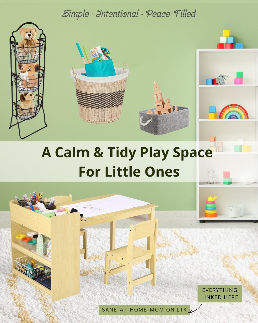 A calm play space changes everything 🤍
Less chaos, more focus, and room for creativity to grow.

This timeless, Montessori-inspired setup supports gentle learning, independent play, and a peaceful home rhythm—something every faith-filled mama craves.

✨ Shop everything on LTK and create a serene play space your little ones will thrive in.

#ChristianMom #FaithFilledHome #MontessoriInspired #CalmHome #IntentionalMotherhood #SimpleLiving #PlayroomGoals #MomLifeUSA #MomLifeCanada

#LTKHome #LTKmomlife #LTKKids