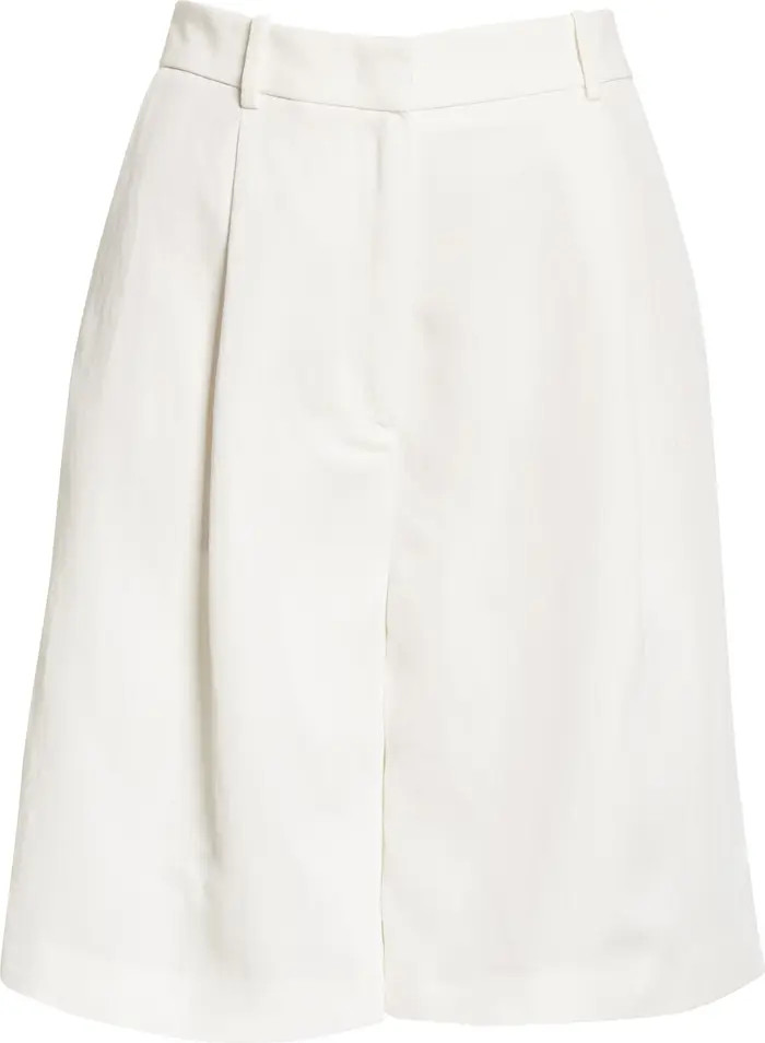 Linen Blend Bermuda Shorts | Nordstrom