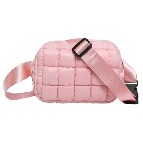 YFGBCX Puffer Quilted Fanny Pack Crossbody Sling Bag Purse Women Puffer Belt Bag Quilted Chest Bag Puffy Waist Bag | Amazon (US)