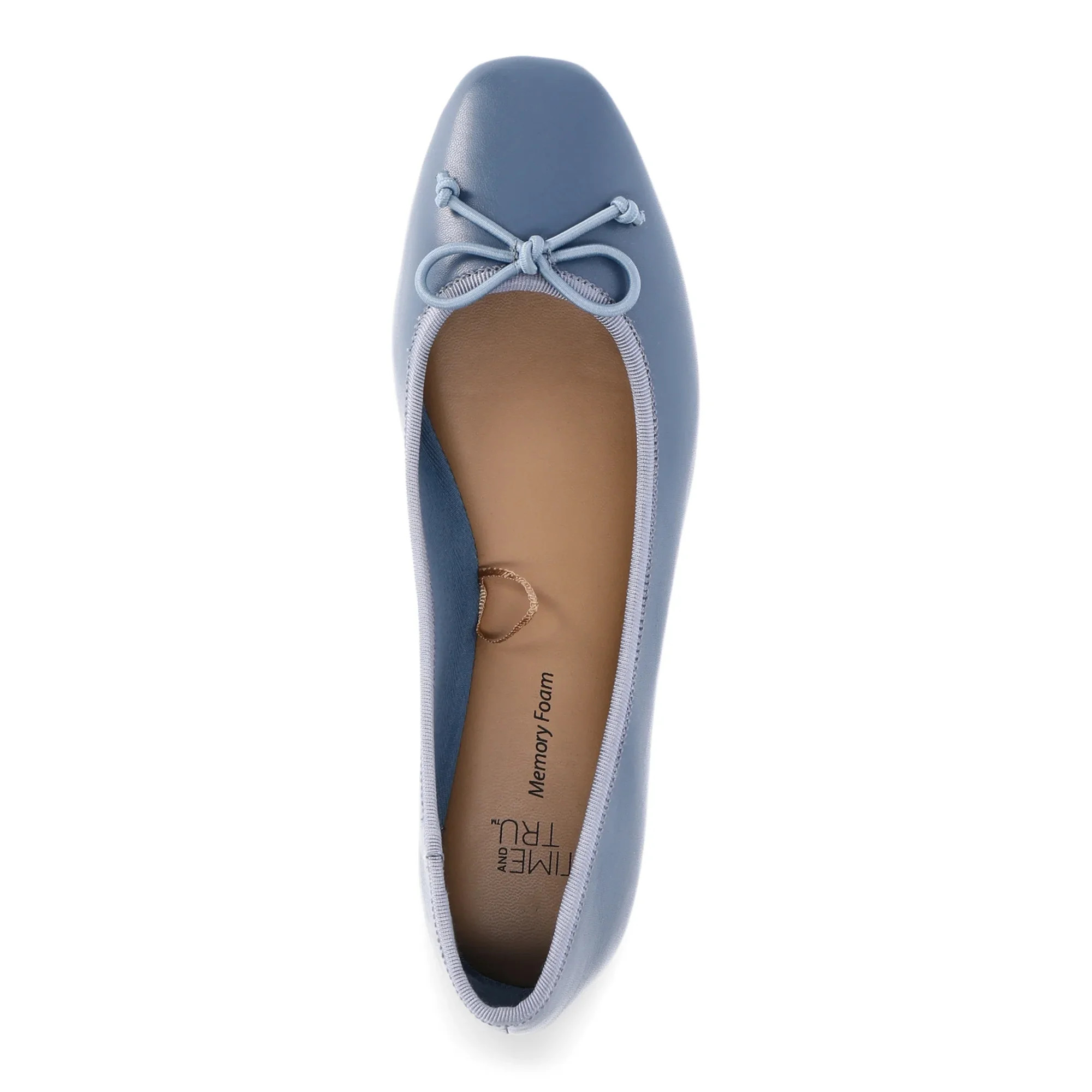 Time and Tru Women's String Bow Ballet Flats - Walmart.com | Walmart (US)