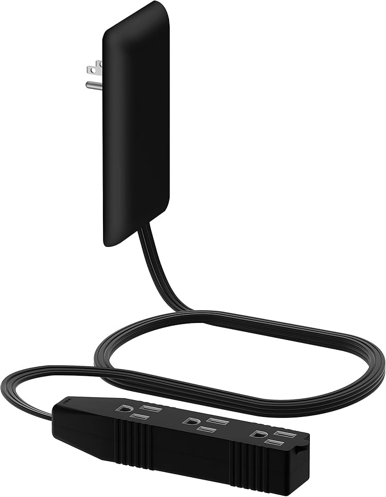 LIDER Flat-Face Outlet Extender with 3 Receptacles, Ultra-Thin Wall Plate Plug with Cord Extender... | Amazon (US)
