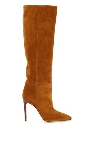 PARIS TEXAS STILETTO BOOTS 36 Brown, Orange Leather | Residenza725 US