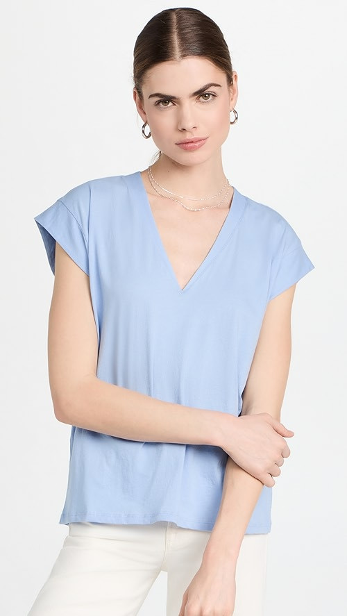 Le Mid Rise V Tee | Shopbop