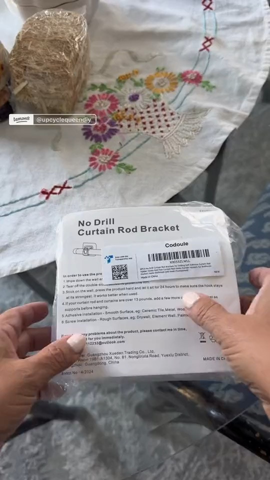 I purchased these no drill curtain rods brackets and they were a lifesaver.  I listed a few similar products for you.  #LTKCyberWeek 

#LTKHome #LTKSaleAlert