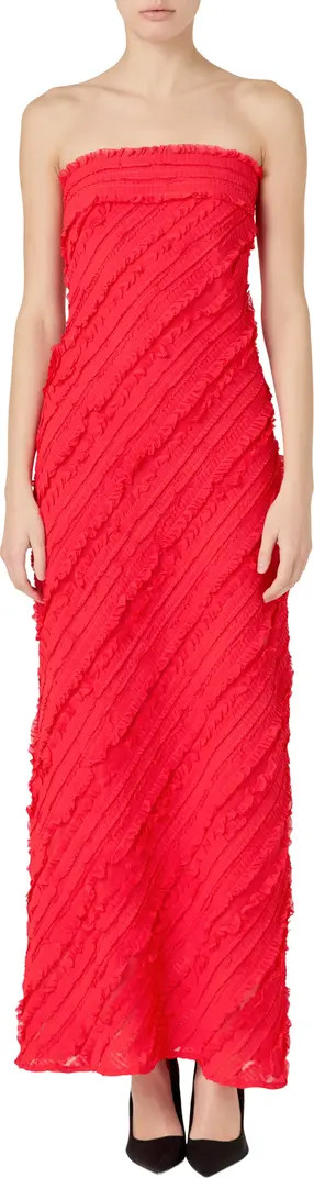 Endless Rose Ruffle Strapless Maxi Dress | Nordstrom | Nordstrom