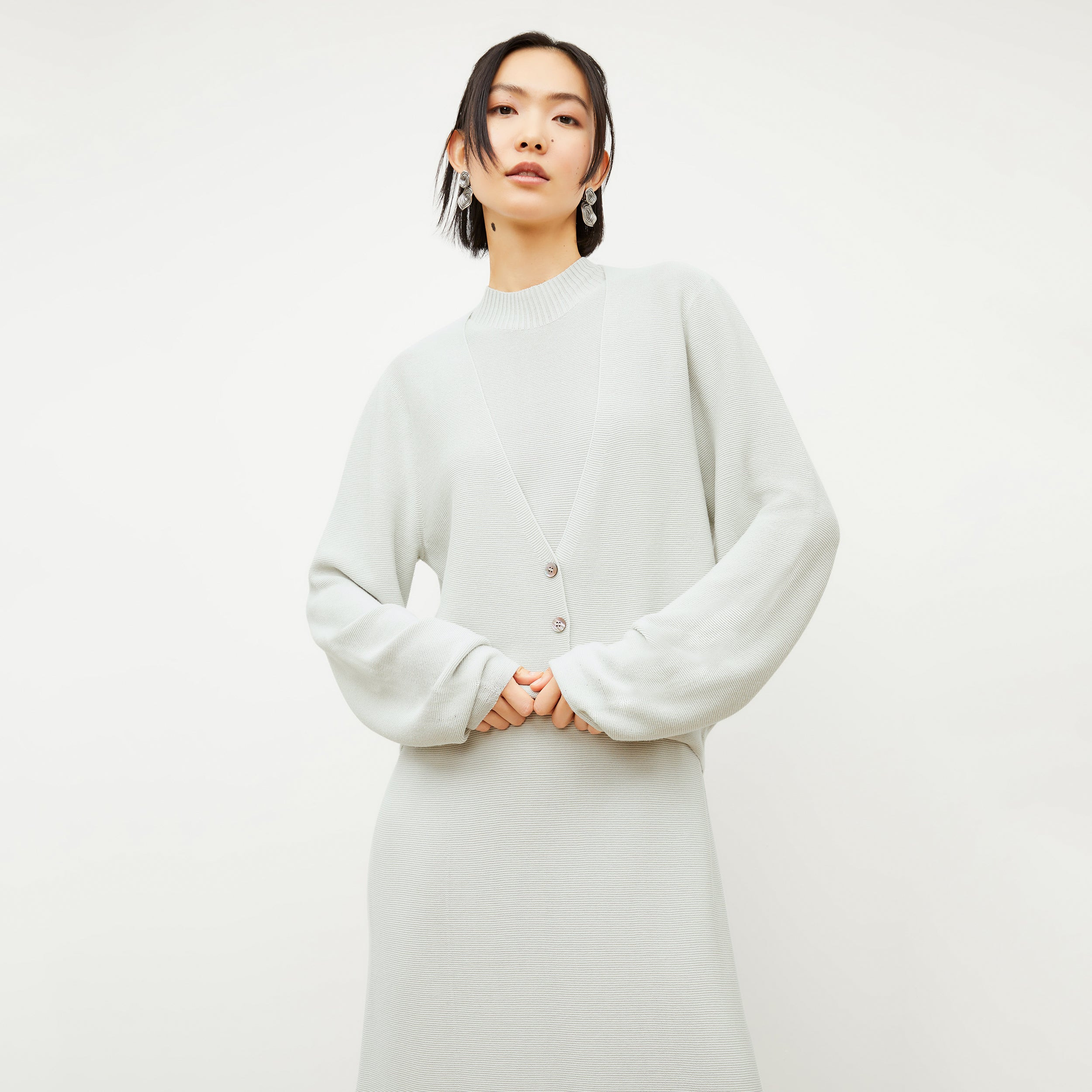 Wiley Cardigan - 3D-Knit Cotton :: Air | MM LaFleur