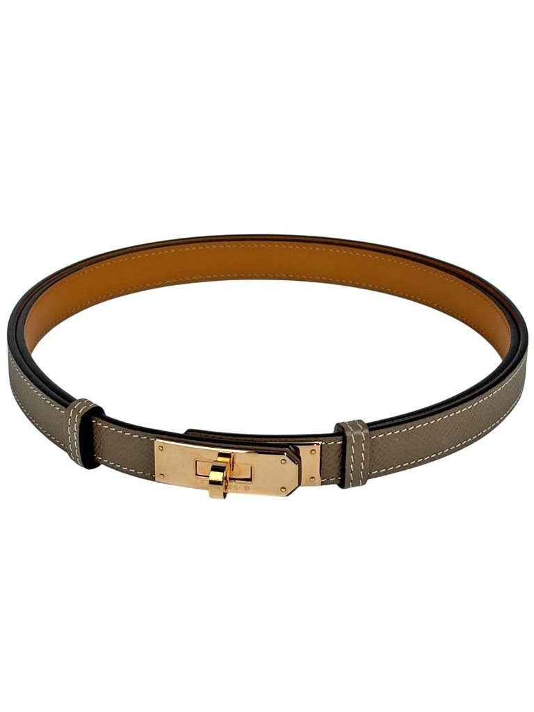 Hermes Kelly Belt Veau Epsom Gray | Poshmark