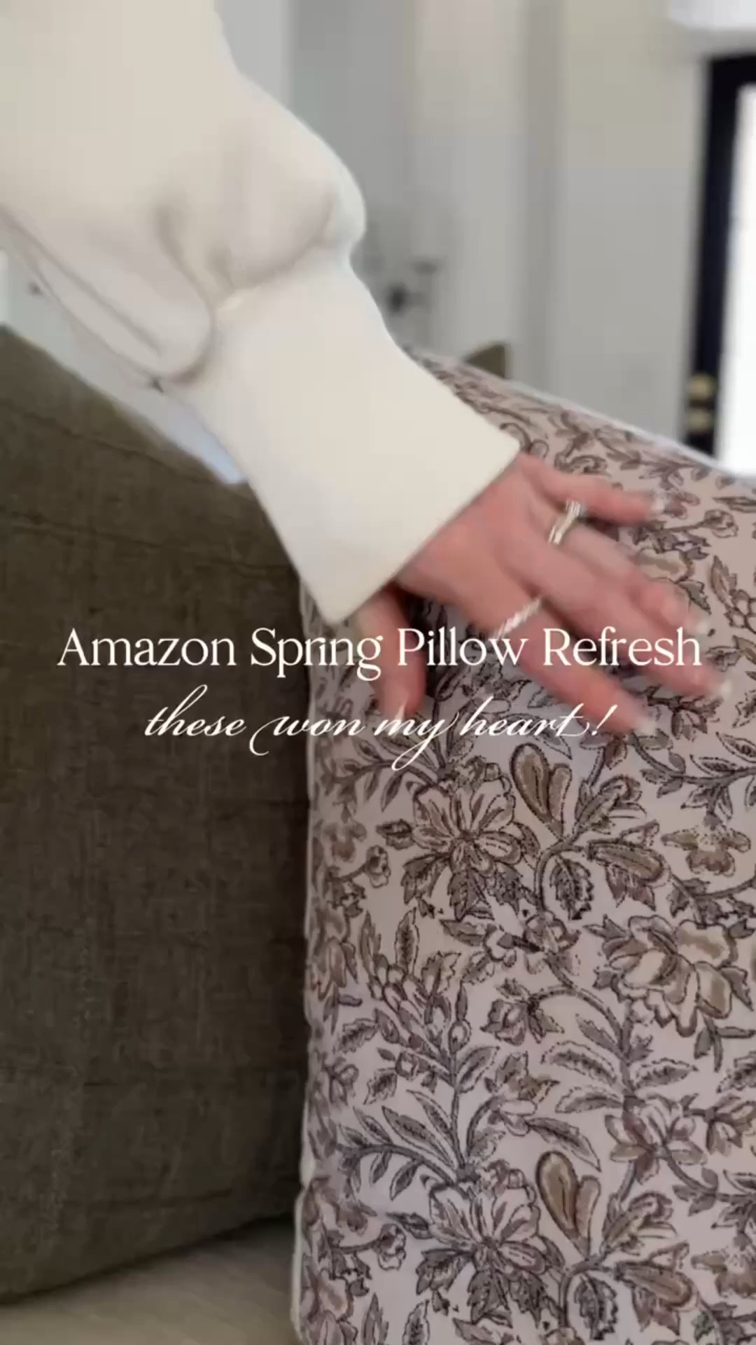 Amazon pillow covers for spring!  

#LTKHome