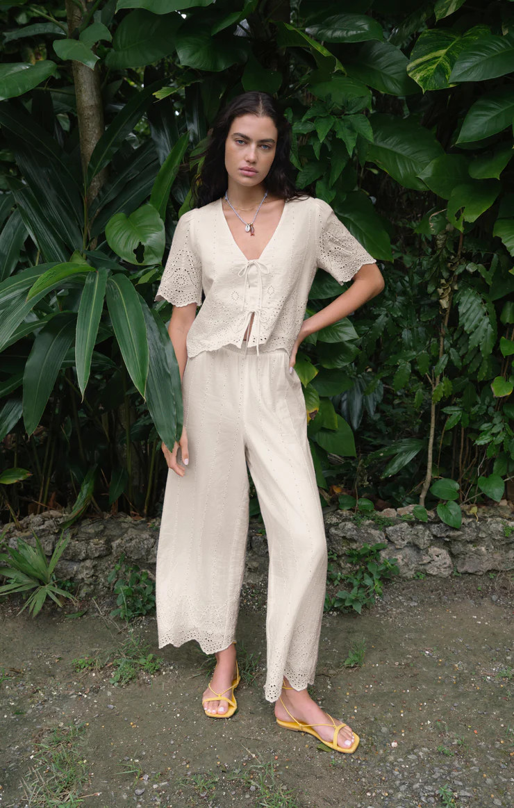 Sea Esta Embroidered Pant | Z Supply