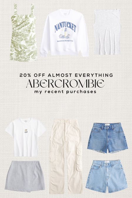 20% off at Abercrombie this weekend! Great time to stock up on spring outfits, wedding guest dresses, and denim! 

#LTKsalealert #LTKSeasonal