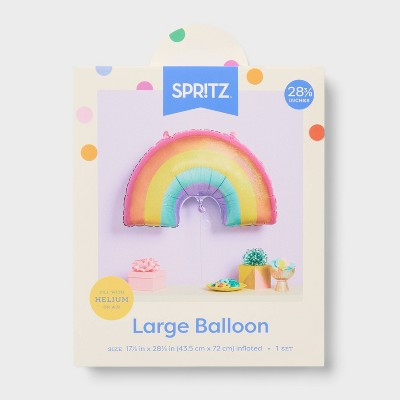Large Holographic Glitter Rainbow Foil Balloon- Spritz™ | Target