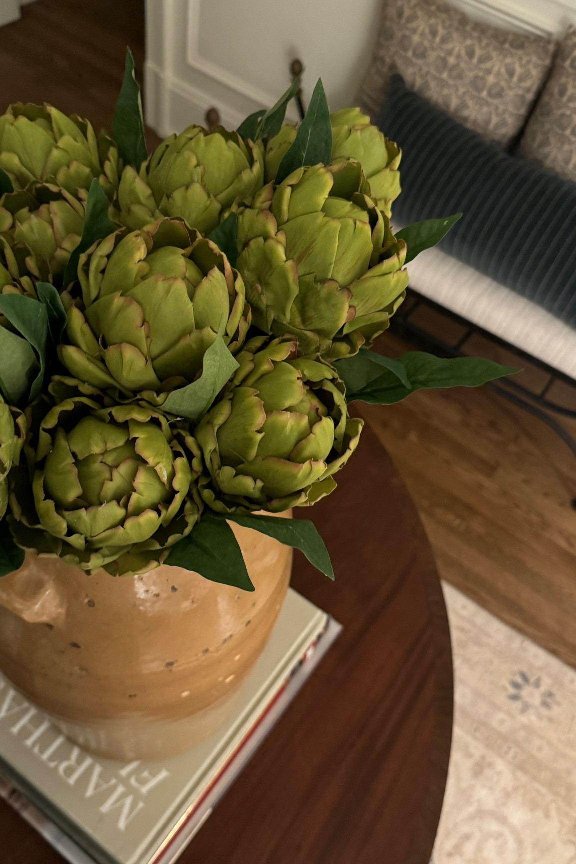 Faux artichokes on stems make for a very pretty (and unexpected) pop!

#LTKSeasonal #LTKHome