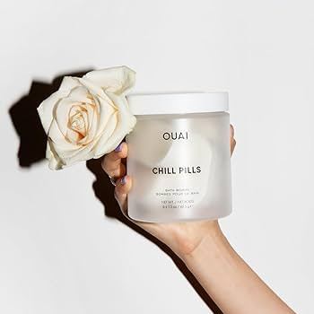 OUAI Chill Pills - Bath Bombs Scented with Jasmine and Rose - Safflower, Hemp Seed & Jojoba Oil t... | Amazon (US)
