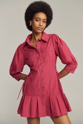 Damson Madder Maisie Mini Shirt Dress | Anthropologie (US)