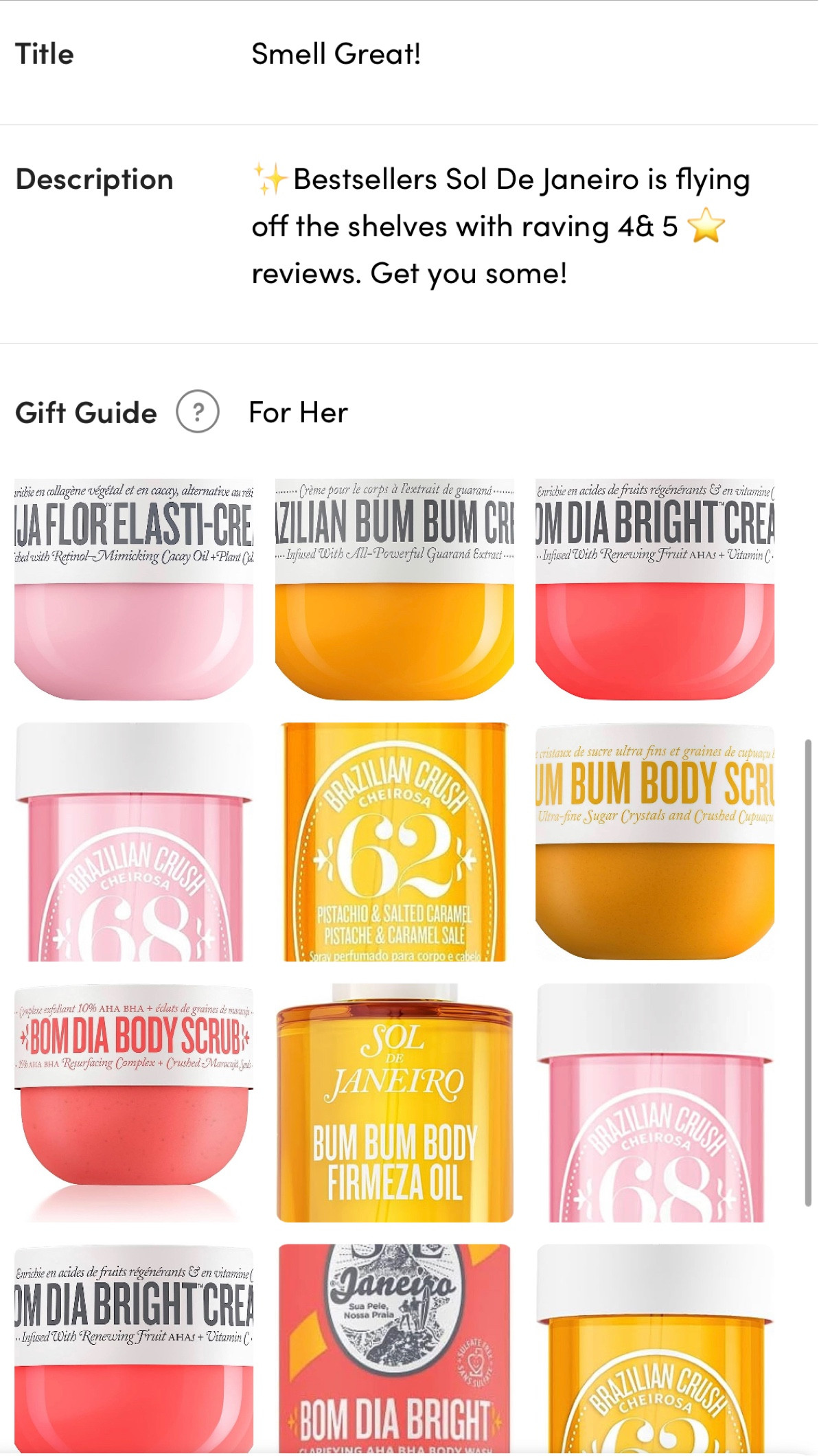 Join the masses taking in the beautiful benefits of Sol De Janeiro!  

#LTKtravel #LTKFind #LTKunder100