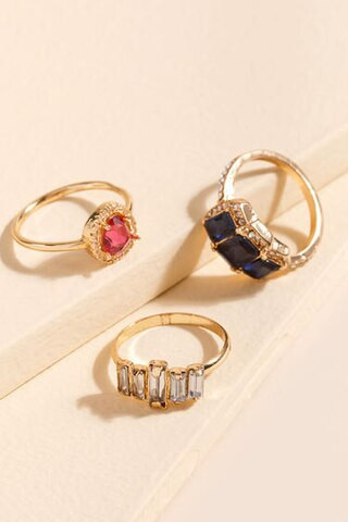 Matilda Crystal Ring Set - francesca's | Francesca's