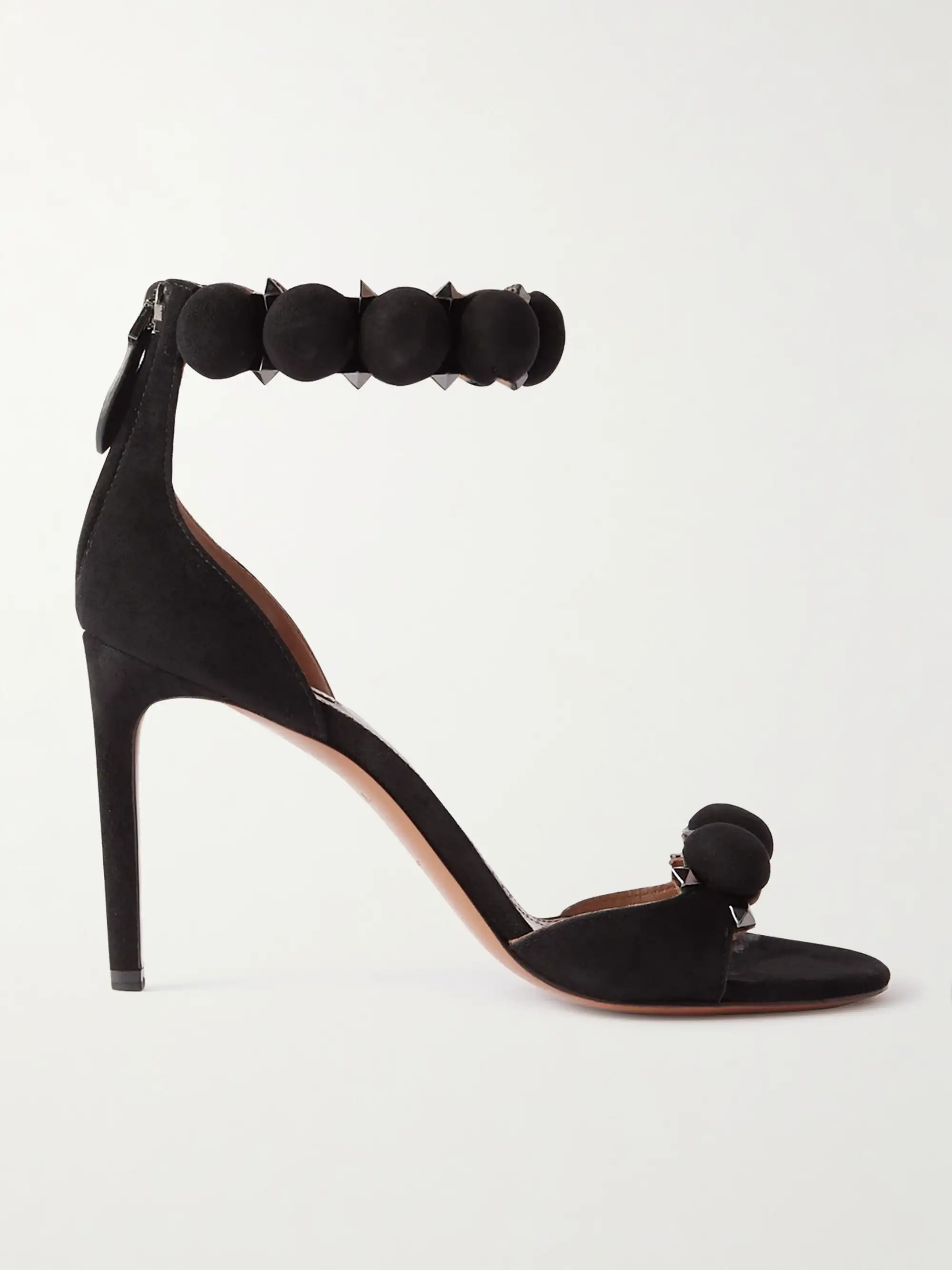 La Bombe 90 studded suede sandals | NET-A-PORTER (US)
