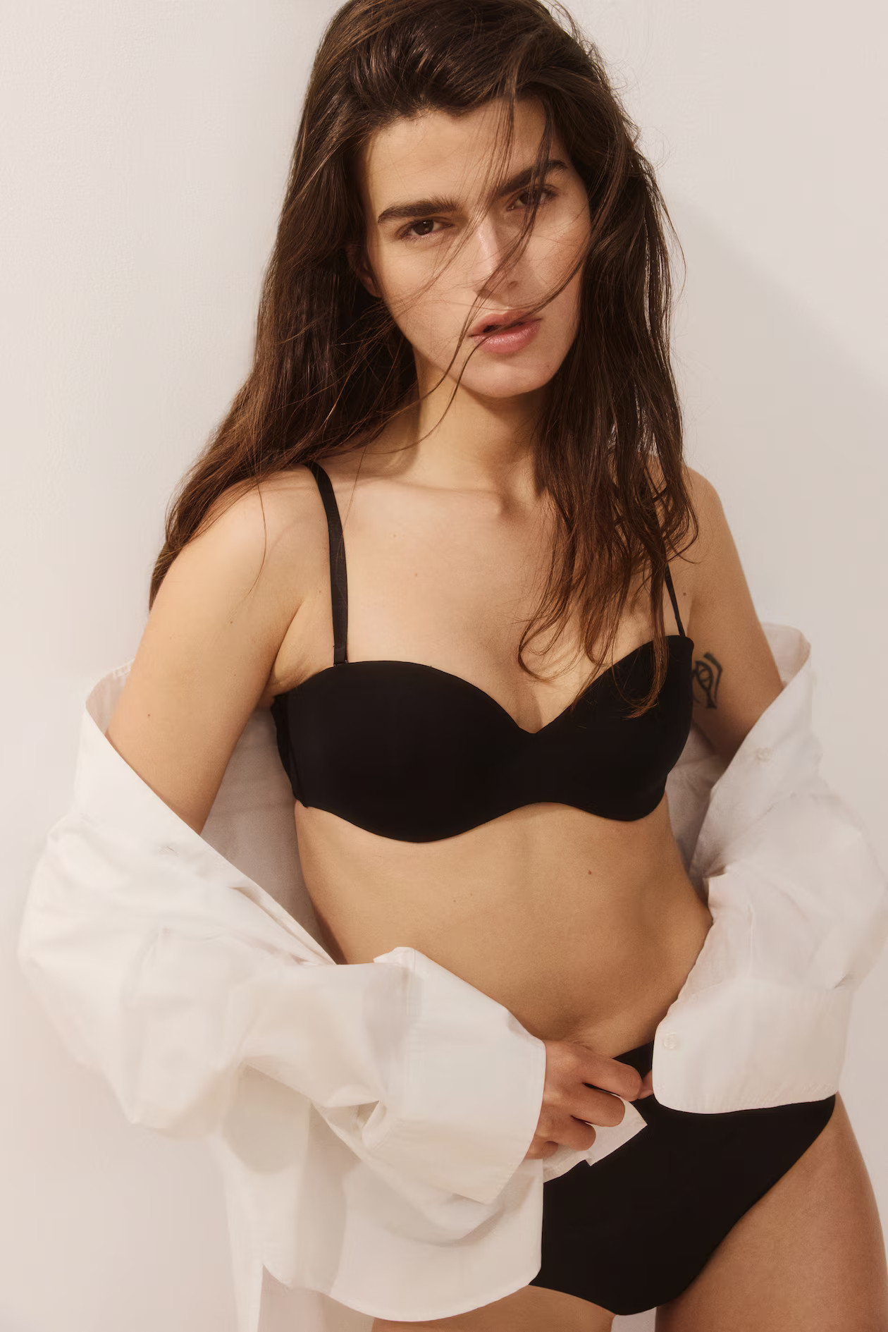 Padded Microfiber Balconette Bra | H&M (US + CA)