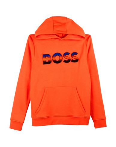 Boss Kid Boy Sweatshirt Orange Size 16 Cotton, Polyester, Elastane | YOOX (US)
