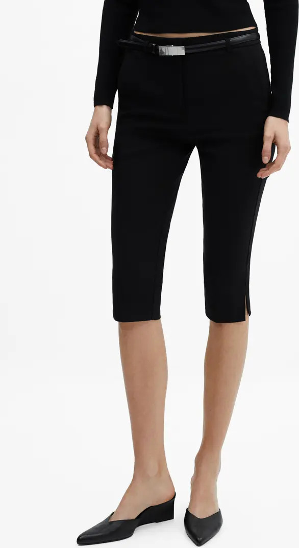 Piccola Belted Capri Pants | Nordstrom