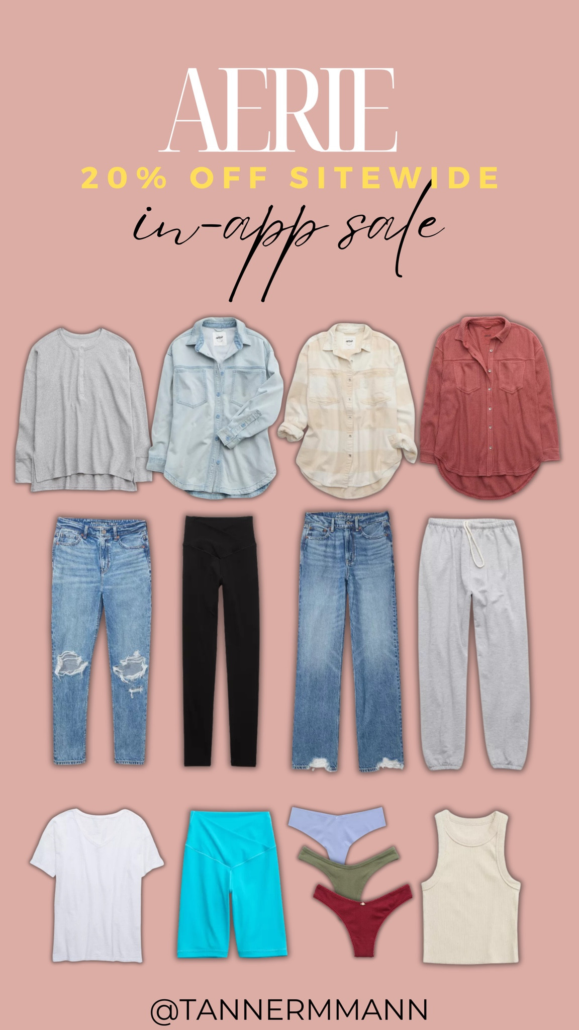Aerie 20% Off Siteside with LTK In-App Sale Code “FALL20LTK" #jeans

#LTKFindsUnder50 #LTKFallSale #LTKStyleTip