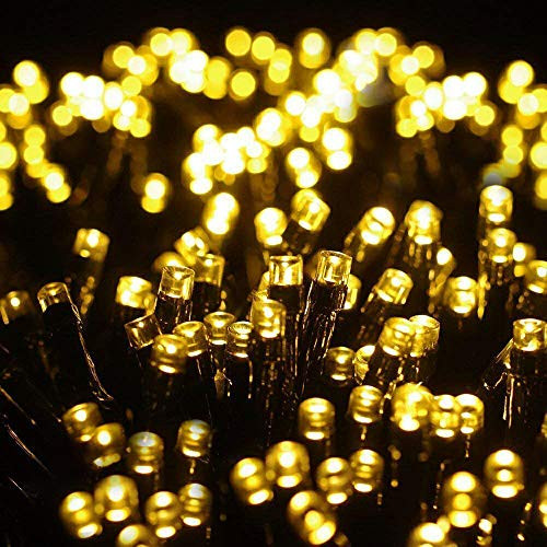 Quntis 82ft 1000 LED Cluster Christmas String Lights - Dark Green Wire Tree Lights - 8 Modes Outdoor Waterproof Plug-in for Holiday, Wedding, Party, Home Decor, Warm White | Amazon (US)