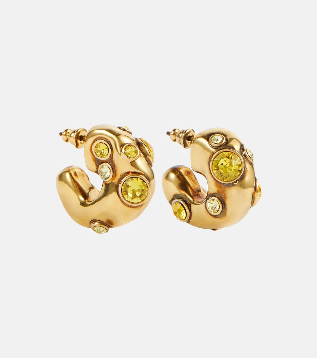 Embellished hoop earrings | Mytheresa (UK)