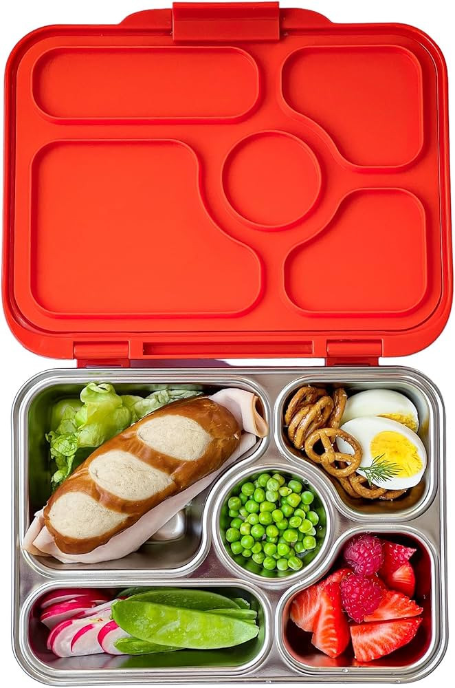 Yumbox Presto Leakproof Stainless Steel Leakproof Bento Box (Tango Orange) | Amazon (US)